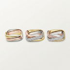 [sparkle Jewelery]TRINITY 3.5MM CUSHION RING COLLECTION