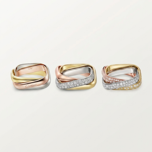 [sparkle Jewelery]TRINITY 3.5MM CUSHION RING COLLECTION