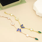 [sparkle Jewelry]LUCKY SPRING BUTTERFLY 5 MOTIF BRACELET