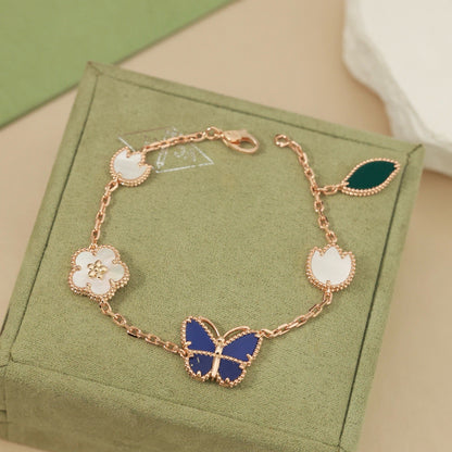 [Sparkle]FRÜHLINGSZAUBER SCHMETTERLINGS- & BLUMEN-CHARMBRACELET
