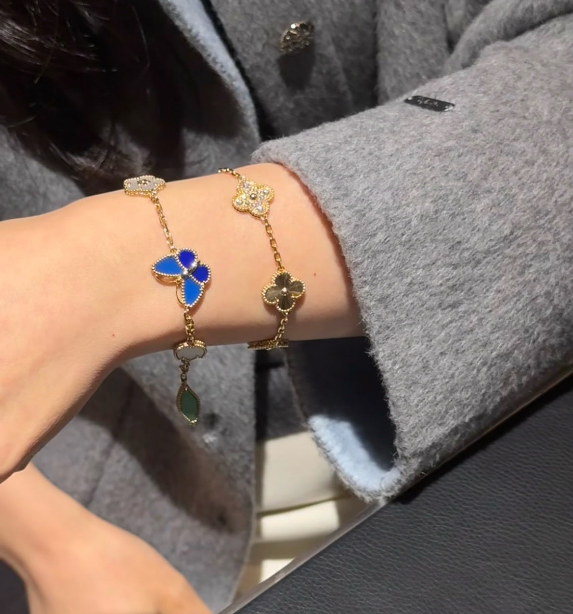 [Sparkle]FRÜHLINGSZAUBER SCHMETTERLINGS- & BLUMEN-CHARMBRACELET