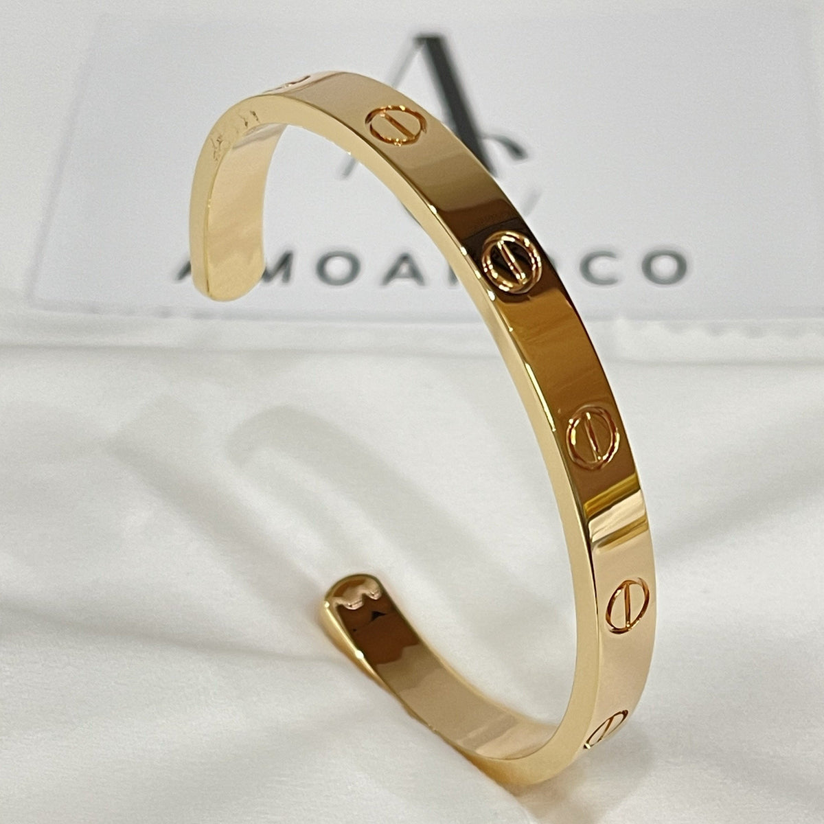 [sparkle] LOVE BRACELET 6.1MM OPEN CUFF