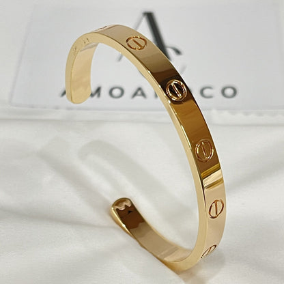 [sparkle] LOVE BRACELET 6.1MM OPEN CUFF
