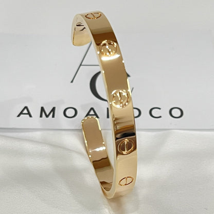 [sparkle] LOVE BRACELET 6.1MM OPEN CUFF
