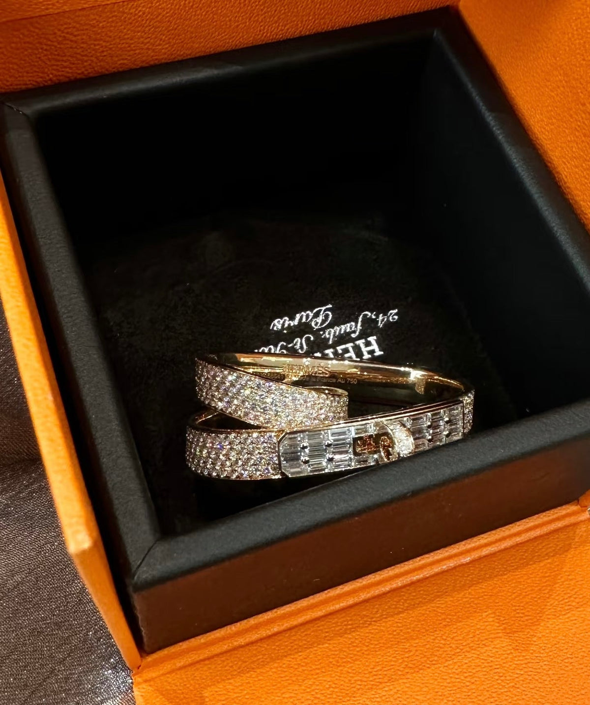 [sparkle Jewellery]Kelly Gavroche Double Finger Ring