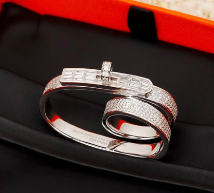 [sparkle Jewellery]Kelly Gavroche Double Finger Ring