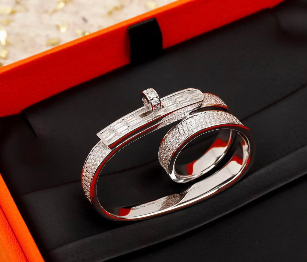 [sparkle Jewellery]Kelly Gavroche Double Finger Ring