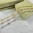 [sparkle Jewelry ]CLOVER 6 MOTIF DIAMOND LASER BRACELET