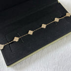 [sparkle Jewelry ]CLOVER 6 MOTIF DIAMOND BRACELET