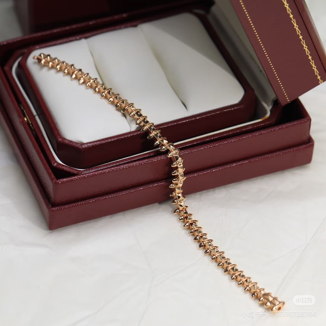 [sparkle Jewelery]Stud Bracelet, Soft Chain
