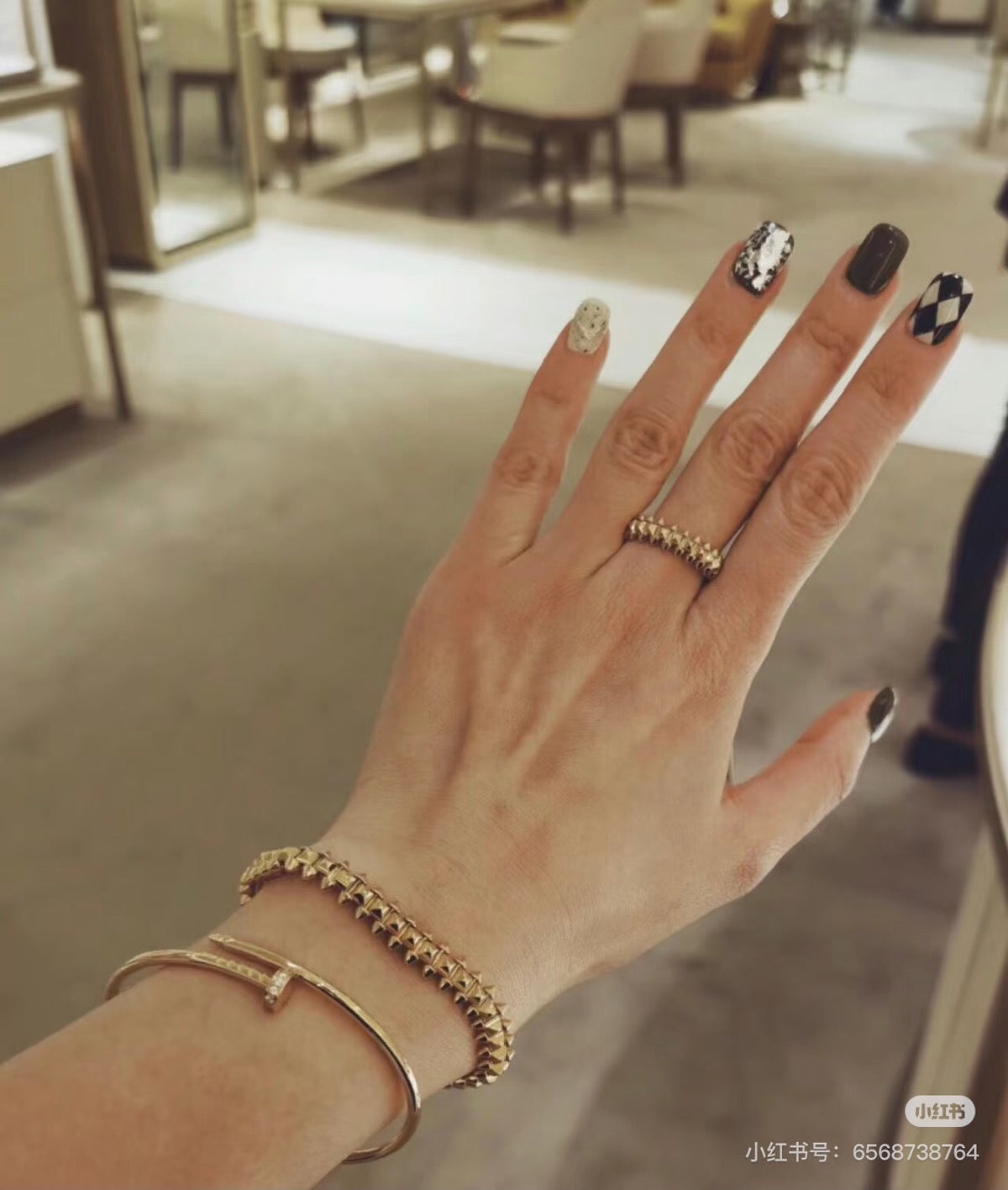 [sparkle Jewelery]Stud Bracelet, Soft Chain
