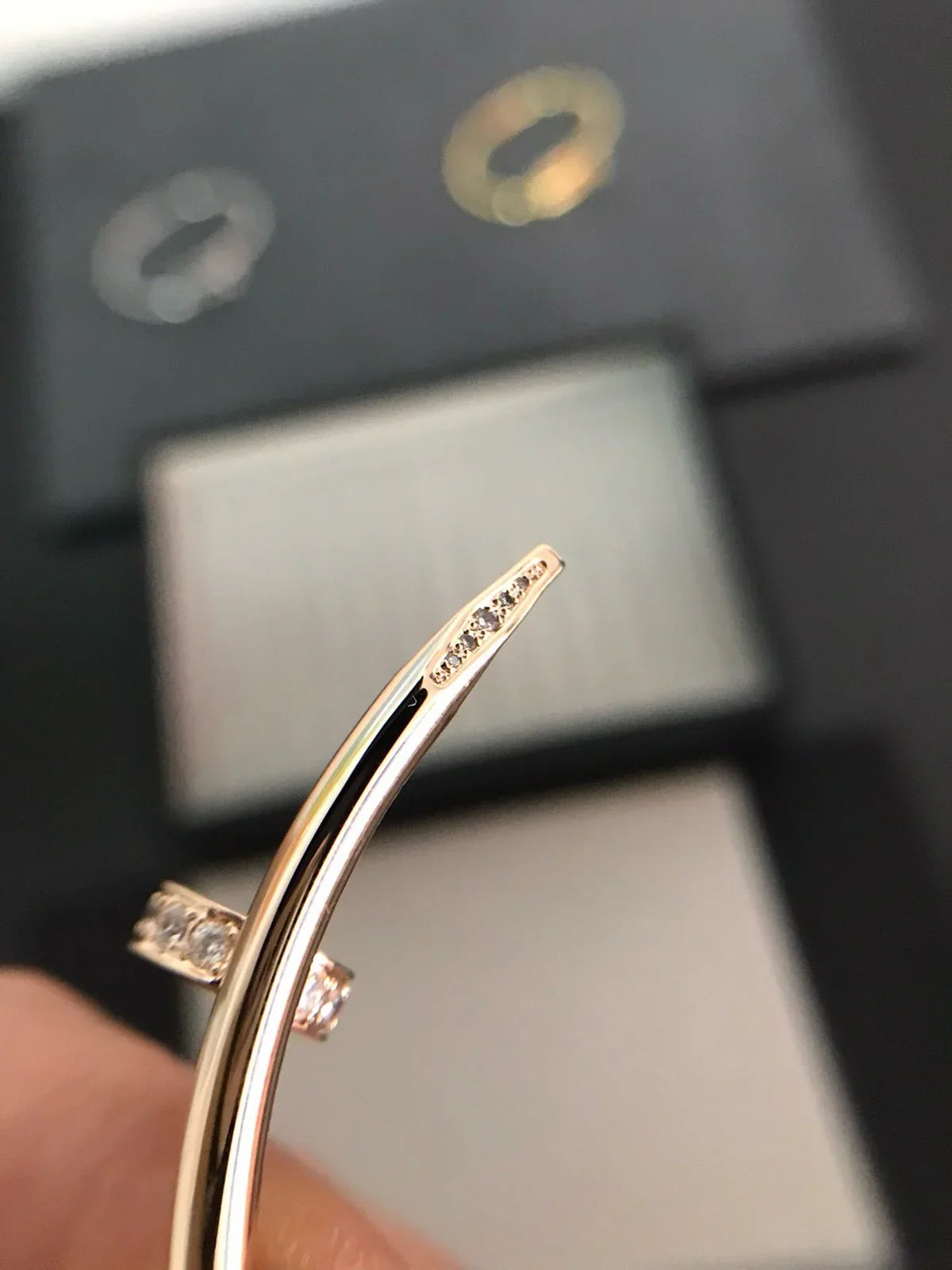 [Sparkle]JUSTE UN CLOU 3,5 MM KLASSISCHER DIAMANTARMREIF