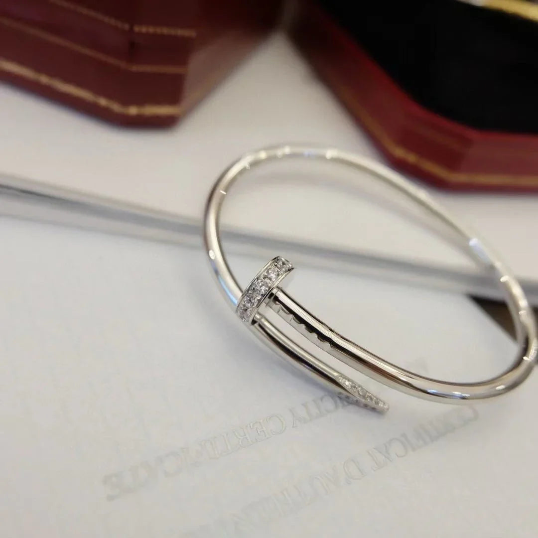[Sparkle]JUSTE UN CLOU 3,5 MM KLASSISCHER DIAMANTARMREIF