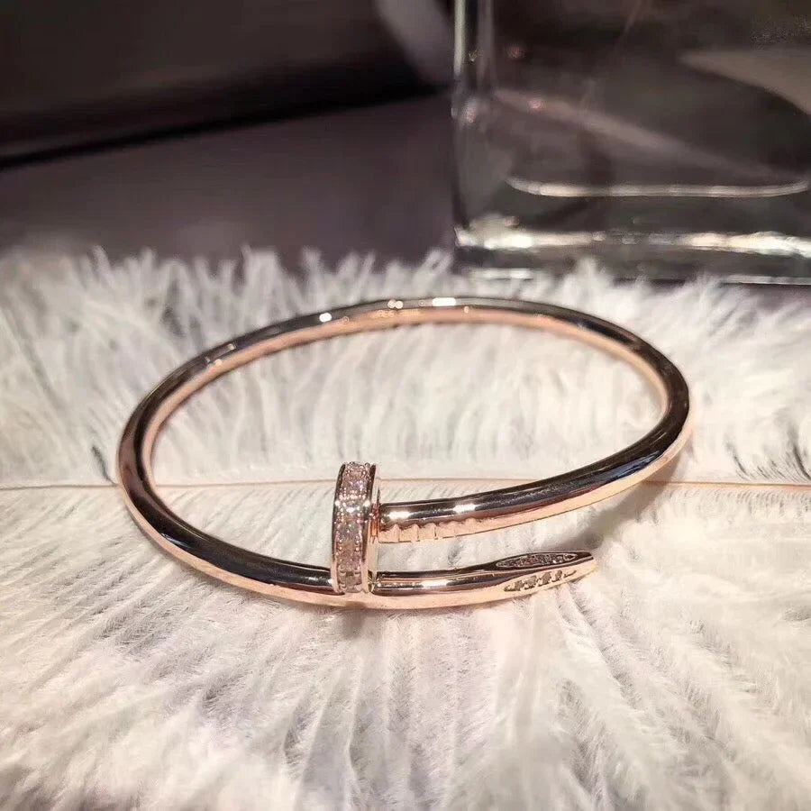 [Sparkle]JUSTE UN CLOU 3,5 MM KLASSISCHER DIAMANTARMREIF
