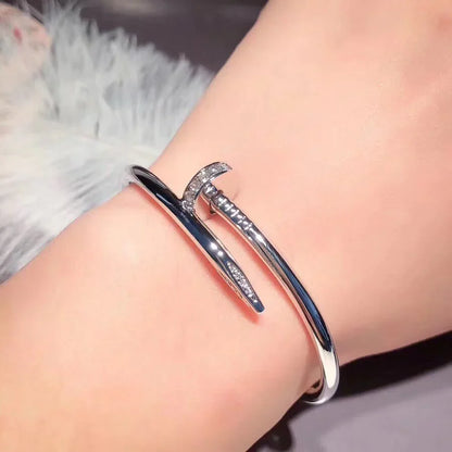 [Sparkle]JUSTE UN CLOU 3,5 MM KLASSISCHER DIAMANTARMREIF