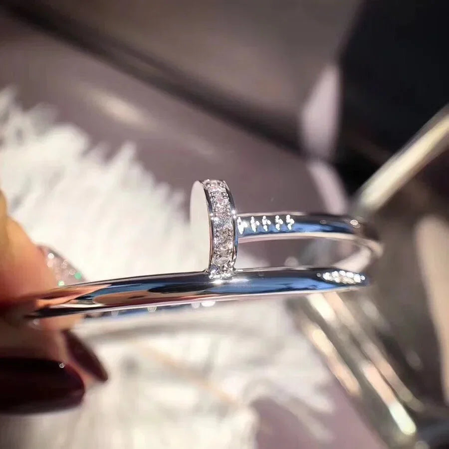 [Sparkle]JUSTE UN CLOU 3,5 MM KLASSISCHER DIAMANTARMREIF