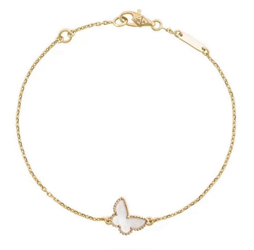 [sparkle Jewelry ]White Mop Butterfly Bracelet