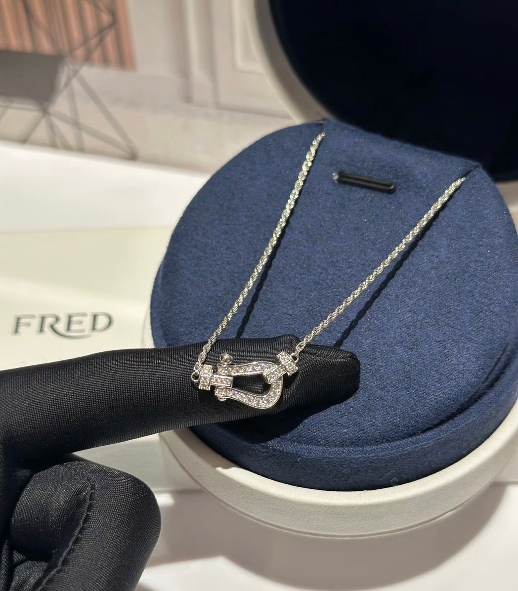 [sparkle Jewelry ]FORCE 10 DIAMOND  Large-size Diamond Necklace