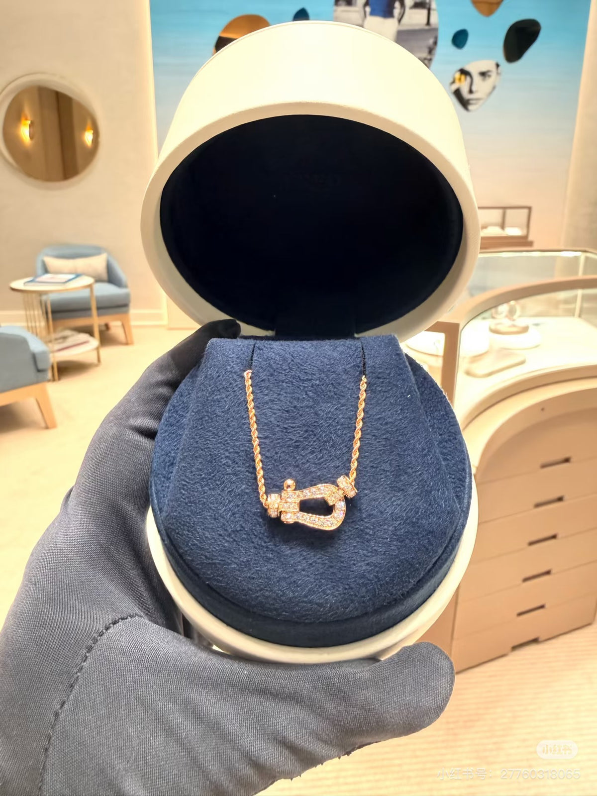 [sparkle Jewelry ]FORCE 10 DIAMOND  Large-size Diamond Necklace