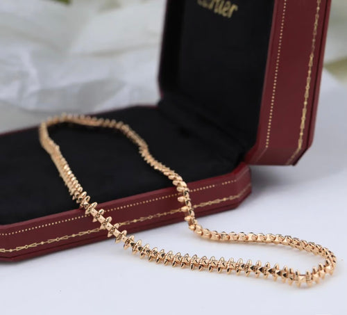 [sparkle Jewelery]Clash Rivet Necklace