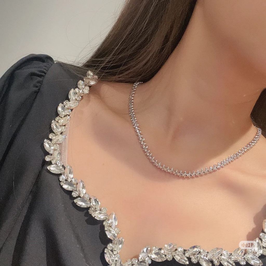 [sparkle Jewelery]Clash Rivet Necklace