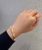 [Sparkle Jewelery]2026 New Arrival LOVE Unlimited Diamond Flexible Bracelet