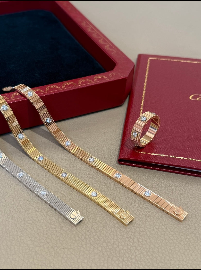[Sparkle Jewelery]2026 New Arrival LOVE Unlimited Diamond Flexible Bracelet
