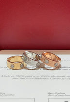 [Sparkle Jewelery]2026 New Arrival LOVE Unlimited Diamond Grooved Ring