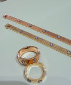 [Sparkle Jewelery]2026 New Arrival LOVE Unlimited Diamond Grooved Ring