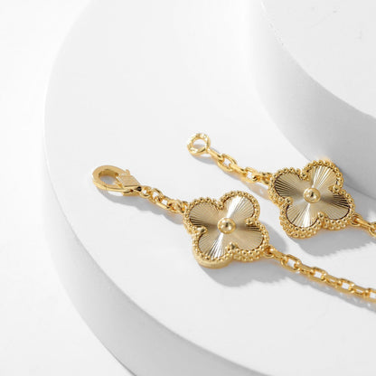 [sparkle Jewelry ]CLOVER 10 MOTIFS LASER NECKLACE