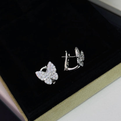 [sparkle Jewelry ]BUTTERFLY ALL DIAMOND EARRINGS