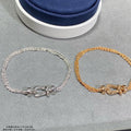 [sparkle Jewelry ]FORCE SMALL HORSESHOE  DIAMOND CHAIN ROPE BRACELET