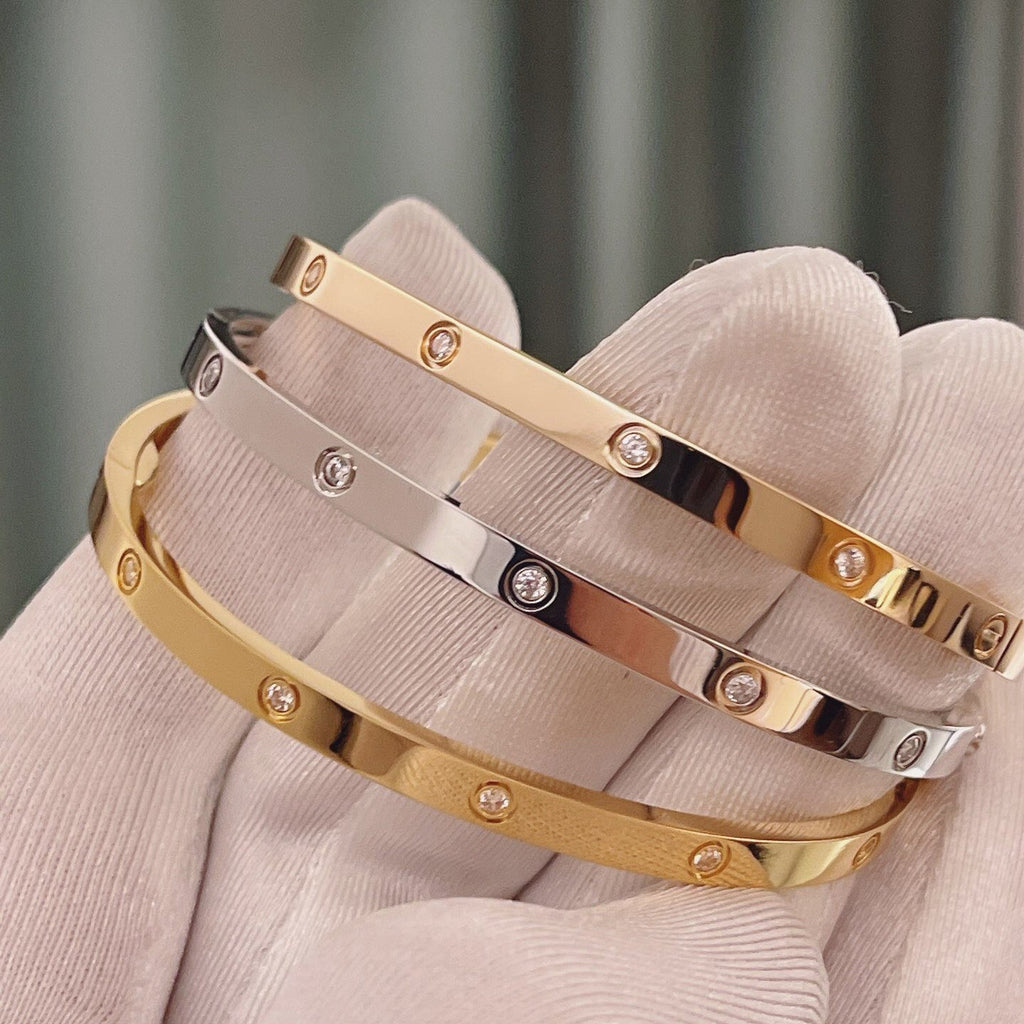 [sparkle Jewelery]LOVE BRACELET 3.65MM 10 DIAMONDS