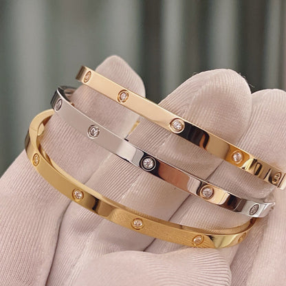 [sparkle Jewelery]LOVE BRACELET 3.65MM 10 DIAMONDS