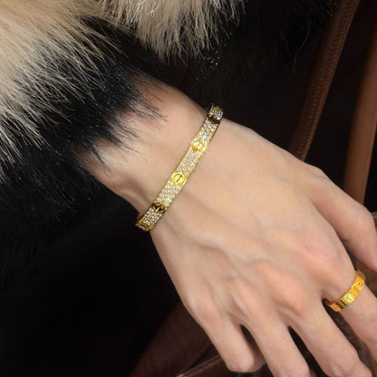 [sparkle Jewelery]LOVE BRACELET 6.1MM DIAMOND-PAVED