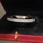 [sparkle Jewelery]LOVE BRACELET 6.1MM DIAMOND-PAVED 10 BIG DIAMONDS