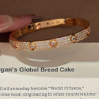 [sparkle Jewelery]LOVE BRACELET 6.1MM DIAMOND-PAVED 10 BIG DIAMONDS