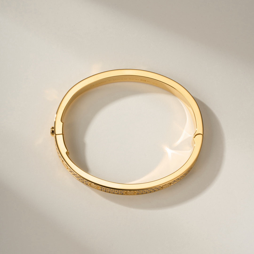 [sparkle Jewelery]LOVE BRACELET 6.1MM DIAMOND-PAVED