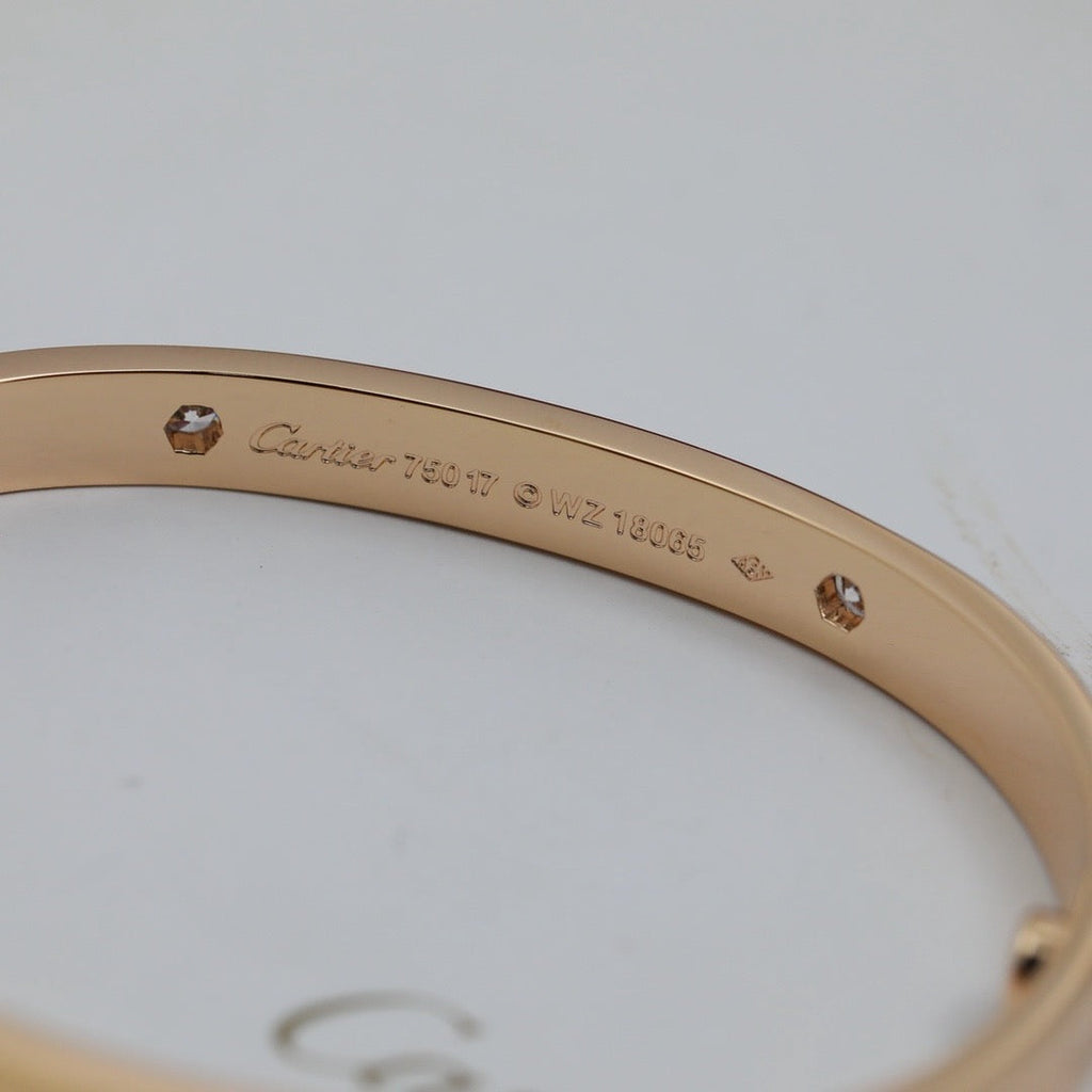 [sparkle Jewelery]LOVE BRACELET 6.1MM 4 DIAMONDS