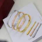 [sparkle Jewelery]LOVE BRACELET 6.1MM 4 DIAMONDS
