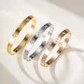 [sparkle Jewelery]LOVE BRACELET 6.1MM 4 DIAMONDS