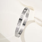 [sparkle Jewelery]LOVE BRACELET 6.1MM 4 DIAMONDS