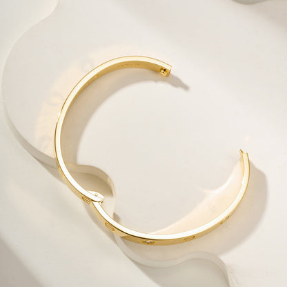 [sparkle Jewelery]LOVE BRACELET 6.1MM 4 DIAMONDS