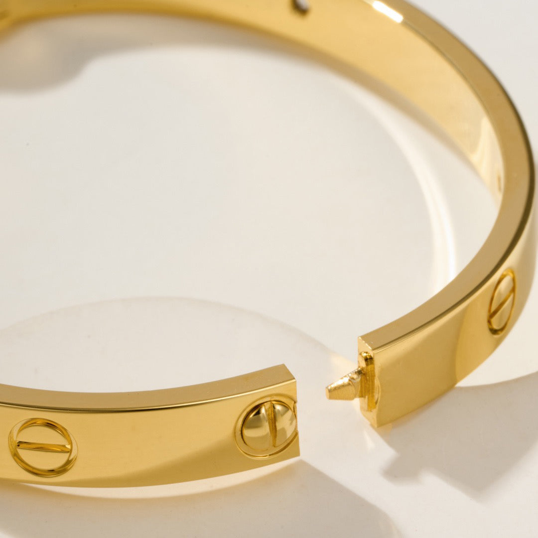 [sparkle Jewelery]LOVE BRACELET 6.1MM 4 DIAMONDS