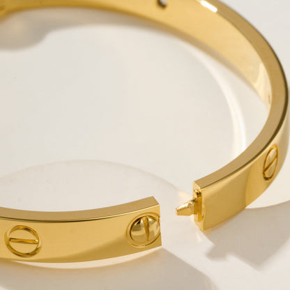 [sparkle Jewelery]LOVE BRACELET 6.1MM 4 DIAMONDS