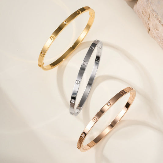 [sparkle Jewelery]LOVE BRACELET 3.65MM 6 DIAMONDS