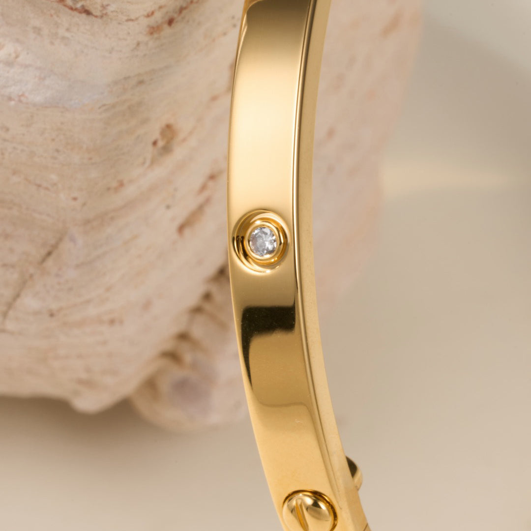 [sparkle Jewelery]LOVE BRACELET 3.65MM 6 DIAMONDS
