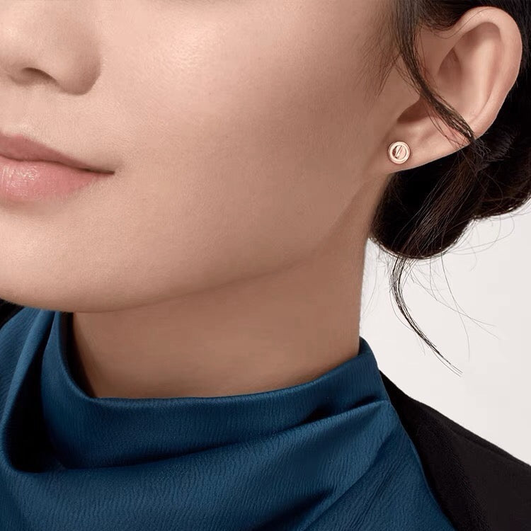[sparkle Jewelery]LOVE EARRINGS 7.2MM