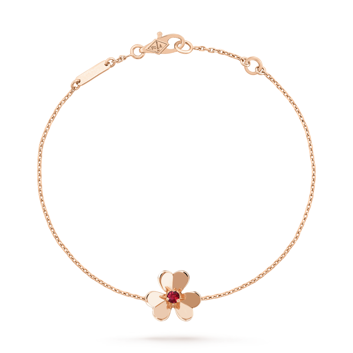 [sparkle Jewelry ]FRIVOLE GOLD FLOWER PINK MALACHITE BRACELET