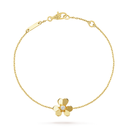 [sparkle Jewelry ]FRIVOLE GOLD FLOWER PINK MALACHITE BRACELET